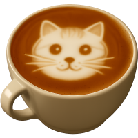 Cafe Latte Cat