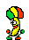 Dancing Banana Clown