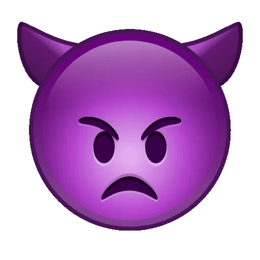Angry Face With Horns