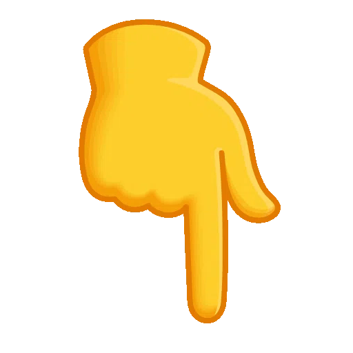 Backhand Index Pointing Down