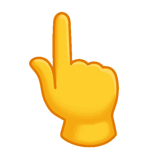 Backhand Index Pointing Up