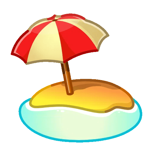 Beach With Umbrella